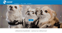 Desktop Screenshot of lillehammerdyreklinikk.no
