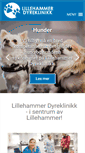 Mobile Screenshot of lillehammerdyreklinikk.no